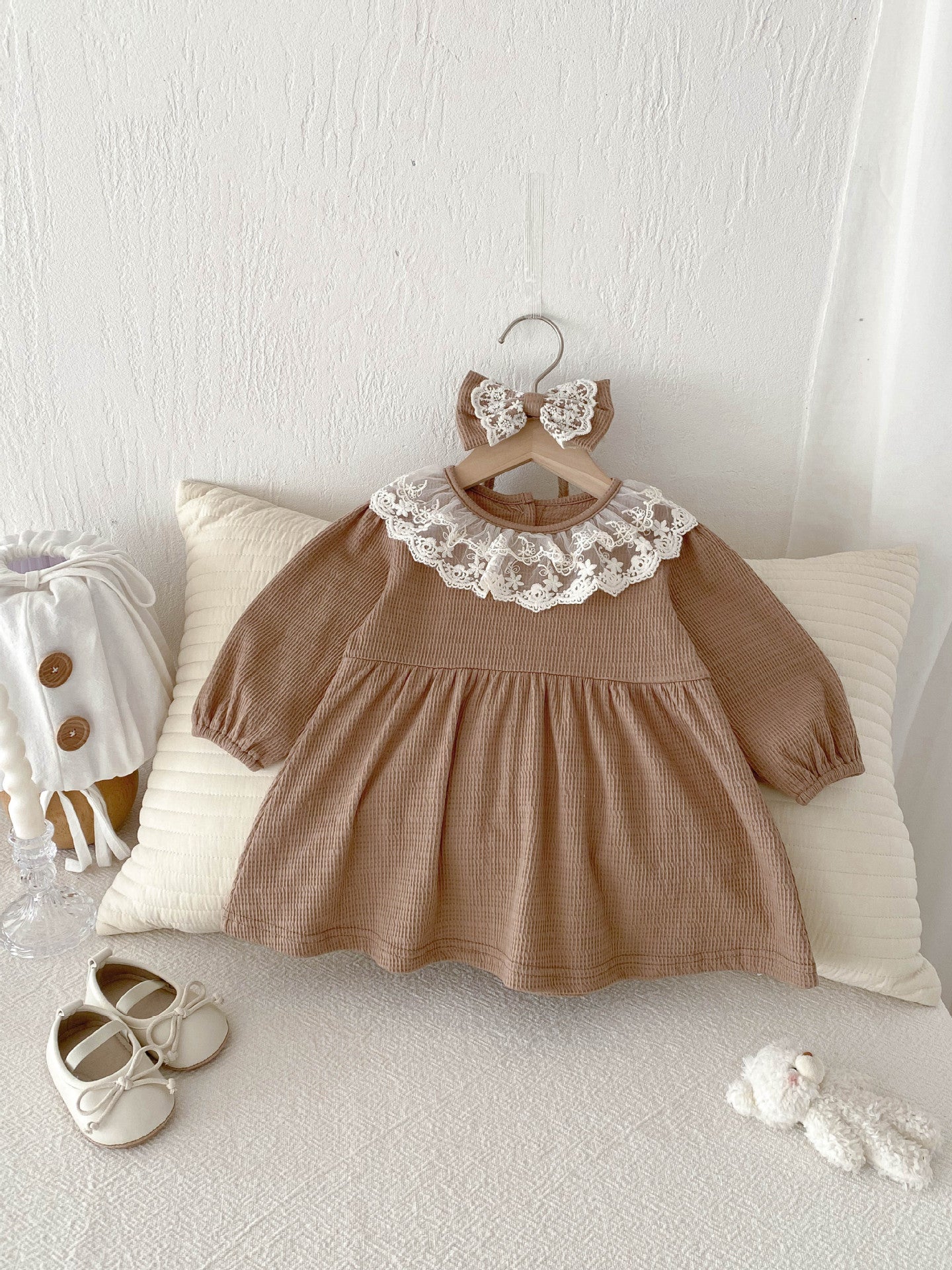 Infant Princess Long Sleeve Romper