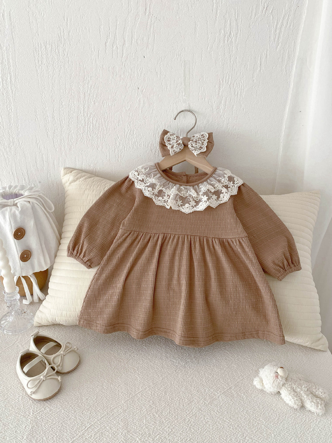 Infant Princess Long Sleeve Romper