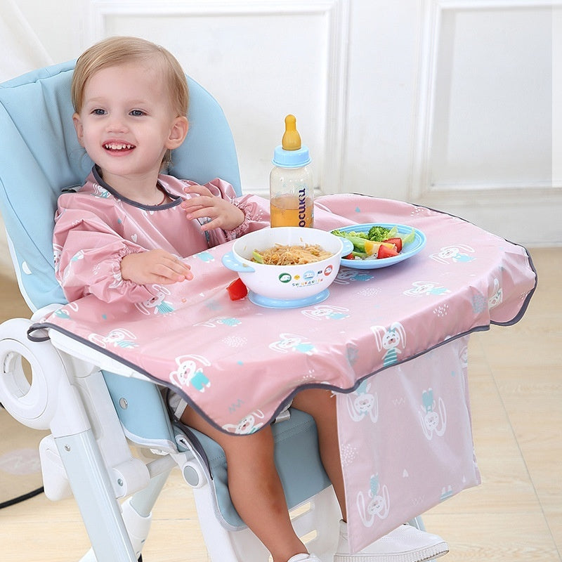 Baby Feeding Bib Cover Anti-Dirty Dining Gown