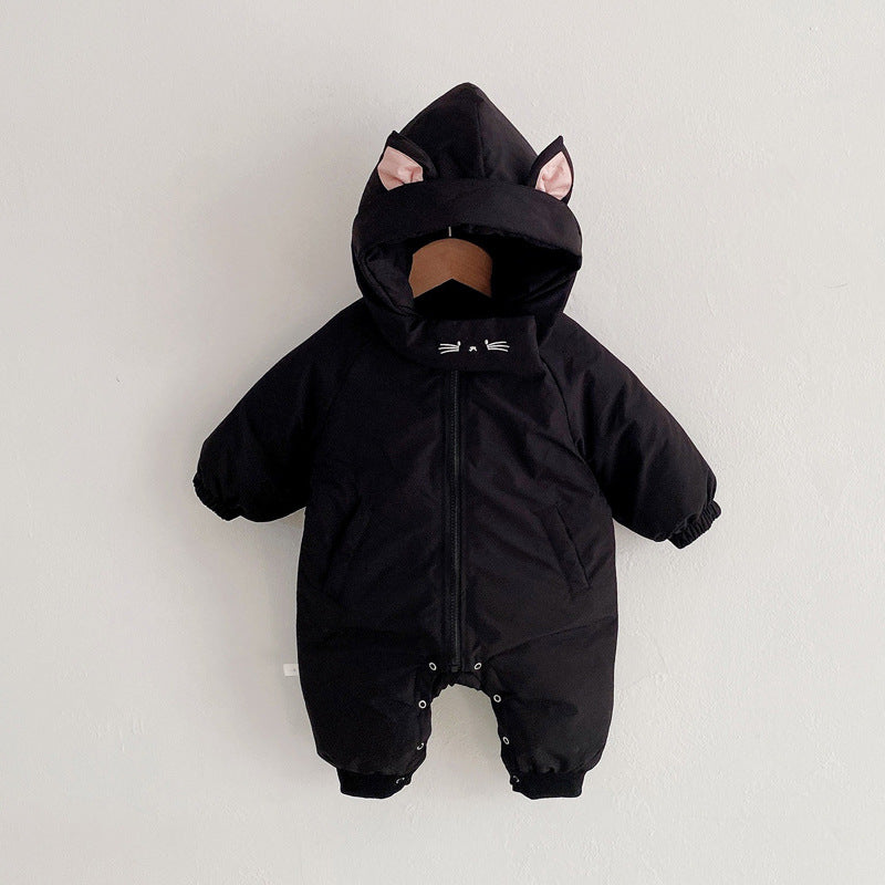 Baby Jumpsuit Thick Winter Clothes