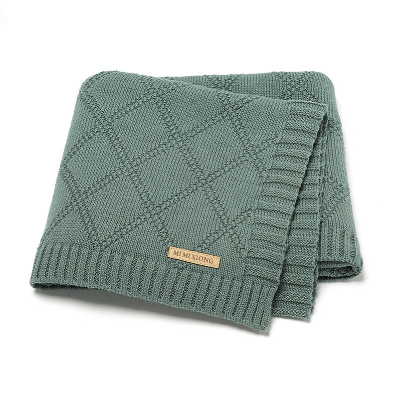 Baby Knitted Blanket Soft Comfortable Infant Blanket